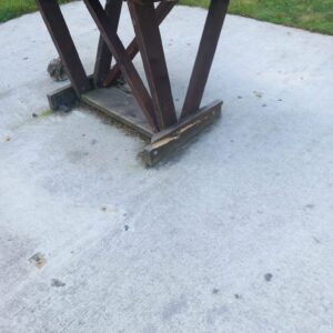 Wexford Working Mans Club discovered the vandalised table on Thursday